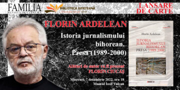 Istoria presei bihorene între anii 1989 și 2000, abordată de profesorul de jurnalism Florin Ardelean, într-un nou volum lansat miercuri