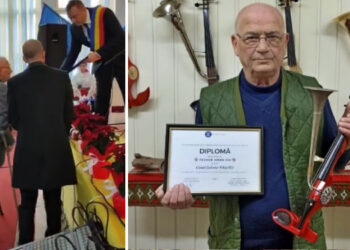 Cornel Salvator Palladi, tezaur uman viu, cetățean de onoare al Beiușului, de Ziua Națională | Prima vioară a făcut-o pentru fiul său, Dacian