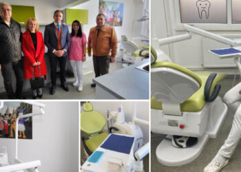 3.000 de copii din Marghita beneficiază de tratamente stomatologice gratuite la cabinetul amenajat de clubul Rotary și susținut de primărie