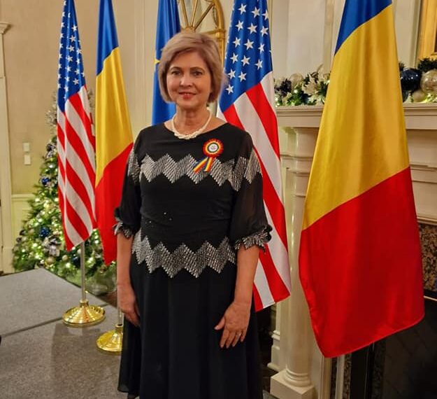 Șefa femeilor liberale din Bihor, Florica Cherecheș. a sărbătorit Ziua Națională la Washington, alături de sute de români