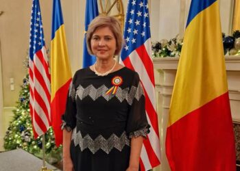 Șefa femeilor liberale din Bihor, Florica Cherecheș. a sărbătorit Ziua Națională la Washington, alături de sute de români