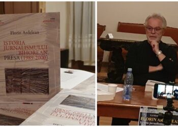 VIDEO. Jurnalismul bihorean, prin ochii profesorului Florin Ardelean | Scriitorul a lansat ”Istoria jurnalismului bihorean. Presa (1989-2000)” în aceeași zi în care s-a născut mama sa