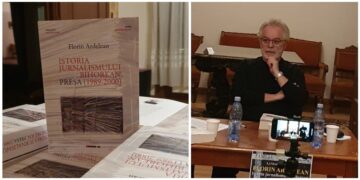 VIDEO. Jurnalismul bihorean, prin ochii profesorului Florin Ardelean | Scriitorul a lansat ”Istoria jurnalismului bihorean. Presa (1989-2000)” în aceeași zi în care s-a născut mama sa