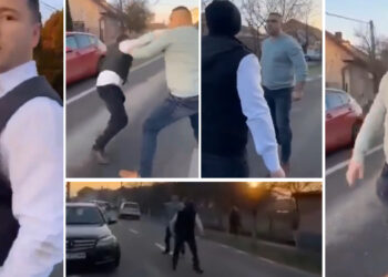 Bătaie în mijlocul drumului în Sântandrei | Mihai Gabor, alias Grecu, și finul lui, Mihai Borciu, au fost reținuți