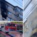 O lumânare aprinsă, lăsată nesupravegheată, este cauza probabilă a incendiului dintr-un bloc de pe Strada Moldovei, din Oradea