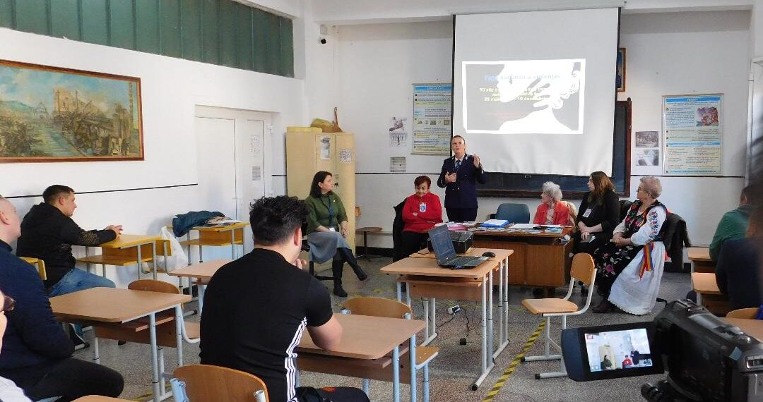 Lecții de prevenire a violenței domestice în Penitenciarul Oradea