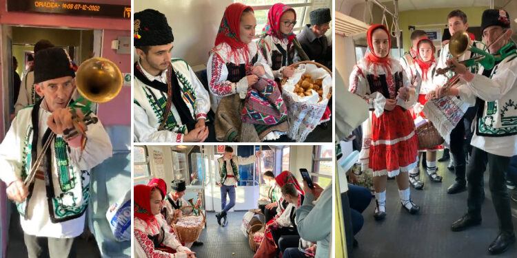 Festival de datini, promovat cu higheghe și gogoși, în trenul de Cluj