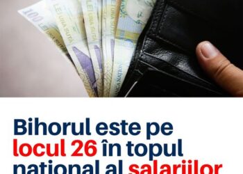 Printre cei mai săraci români. Bihorul, locul 26 în topul național al salariilor medii nete. USR cere, de urgență, dezbaterea și creionarea unei strategii de dezvoltare economică pentru Bihor
