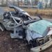 Ce a rămas dintr-un autoturism implicat în accidentul de pe Bitii. Doi oameni au murit, 5 victime