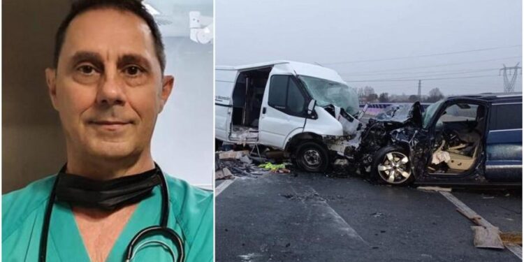 Tragedie. Un anestezist a intrat în mașina unui roman în drum spre spital. Ambii au sfârșit pe loc