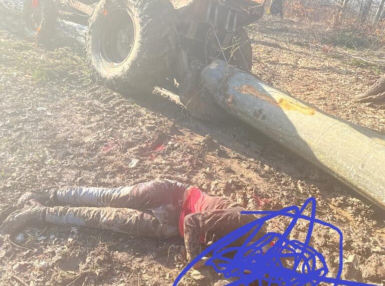 I-a zdrobit capul. Un băiat de 19 ani din Dobrești a căzut sub roțile unui tractor în pădure