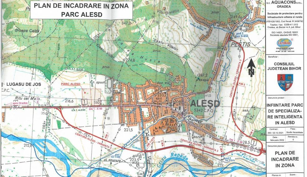 Licitație pentru infrastructura parcurilor industriale din Aleșd, Beiuș și Ștei