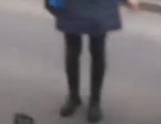 Lovit pe trecere. Bicicleta, proiectată la câțiva metri