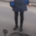 Lovit pe trecere. Bicicleta, proiectată la câțiva metri