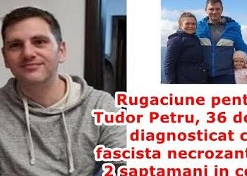 Rugăciuni și sânge pentru Tudor Orăvicean.Tânărul din Haieu are o infecție foarte rară și e în comă indusă de două săptămâni