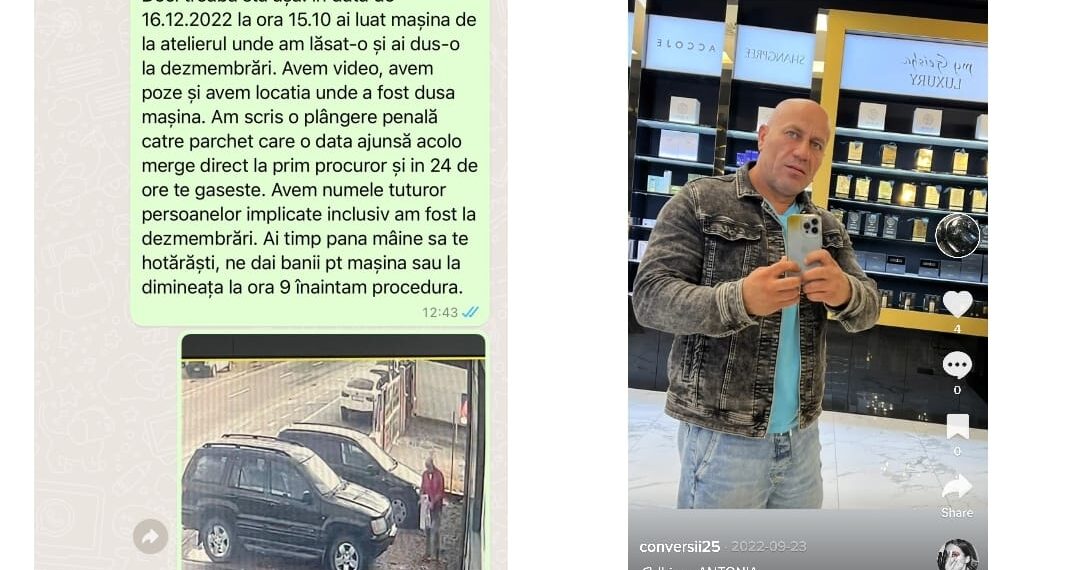 Mecanic cercetat după ce ar fi vândut mașina încredințată pentru conversie la dezmembrări