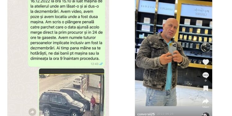 Mecanic cercetat după ce ar fi vândut mașina încredințată pentru conversie la dezmembrări