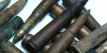 Căuta comori, dar a găsit cartușe din al doilea război mondial în Pădurea Delani