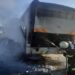 Un autobuz  cu 20 de  elevi a  luat foc,  în mers, pe drumul Oradea-Deva