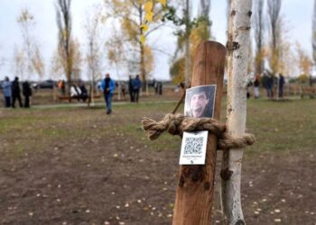 Copaci care spun poveștile celor care nu mai sunt. Fundația unei vedete TV se implică în realizarea unei amenajări peisagistice în Nufărul. Bihorenii pot planta în memoria celor dragi și primesc un cod QR