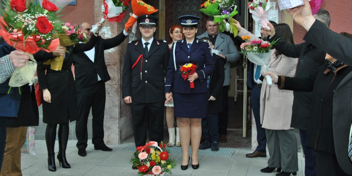 Poveste de dragoste în trafic. Nuntă de Dragobete