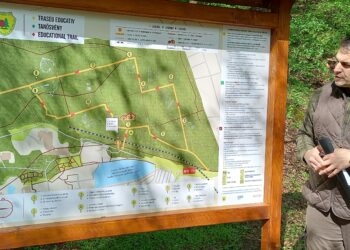 Pădurea care vorbește din Băile Felix,  gândită de șeful DS Bihor Teodor Suciu, replicată la nivel național. E material didactic pe platforma Ministerului Educație