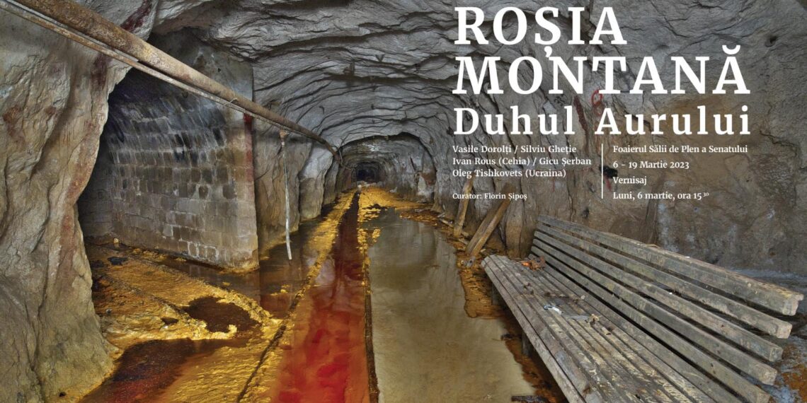 De la Oradea, expoziţia „Roșia Montană: Duhul Aurului” ajunge în Parlamentul României