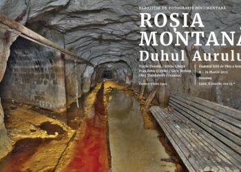 De la Oradea, expoziţia „Roșia Montană: Duhul Aurului” ajunge în Parlamentul României