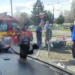 VIDEO. Motociclist lovit de o mașină pe strada Clujului