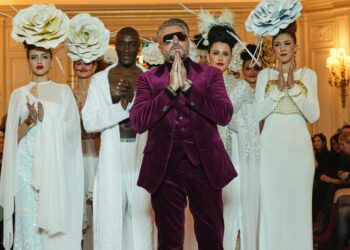GALERIE. Cel mai titrat designer român, colecție haute couture la Săptămâna Modei Paris. După lansarea la New York, Amavi by Cătălin Botezatu la Ritz