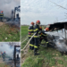S-au jucat cu focul. A ars și un câine în incendiul provocat de copiii nesupravegheați din Țețchea
