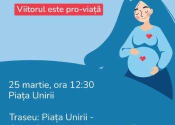 Marș pentru viață în Piața Unirii