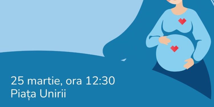 Marș pentru viață în Piața Unirii