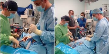 Premieră medicală naţională la Spitalul Judeţean din Oradea: o intervenţie chirurgicală a salvat viaţa unui pacient aflat în prag de sufocare