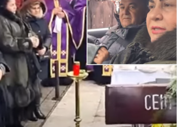 VIDEO/GALERIE. Florica Zaha și Cornel Borza și-au luat rămas bun de la Tiberiu Ceia. Iubitul artist al Banatului era jumătate bihorean