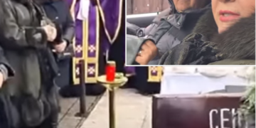 VIDEO/GALERIE. Florica Zaha și Cornel Borza și-au luat rămas bun de la Tiberiu Ceia. Iubitul artist al Banatului era jumătate bihorean