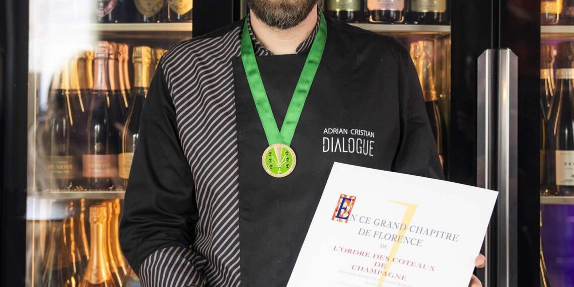 GALERIE. Orădeanul Adrian Cristian, cavaler al Ordinului Coteaux de Champagne, la Florența