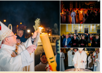 GALERIE. Sute de credincioşi au trăit bucuria învierii şi au strigat împreună „Cristos a înviat!”.