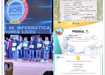 Copiii din Centrul de excelență Bihor, argint și bronz la informatică, la Olimpiada Națională