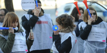 Consilierii de Probațiune, protest la Ministerul Justiției