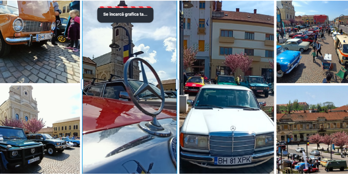 GALERIE.Crysler „LeBaron”, Cadillac, Volga Gaz din 68, Mustang 65, bijuterii istorice la Retroparada Primăverii