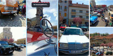 GALERIE.Crysler „LeBaron”, Cadillac, Volga Gaz din 68, Mustang 65, bijuterii istorice la Retroparada Primăverii