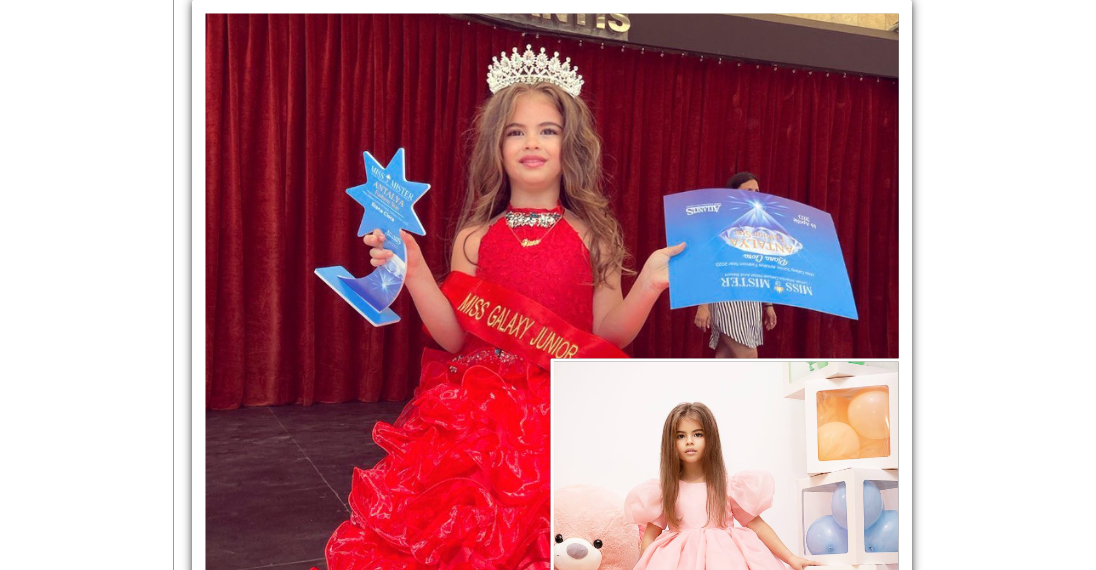 GALERIE. Păpușa din Oradea. Micuța de 6 anișori Riana Ciora e Miss Galaxy Junior Antalya Fashion Star