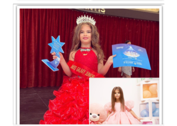GALERIE. Păpușa din Oradea. Micuța de 6 anișori Riana Ciora e Miss Galaxy Junior Antalya Fashion Star