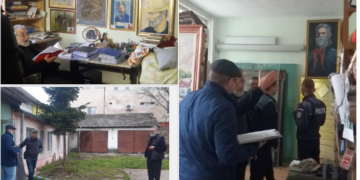 Fostul decan al Facultății de Arte, sculptorul Cornel Durgheu, evacuat din atelier. E autorul unor lucrrări de for public și e prezent în Cartea Recordurilor