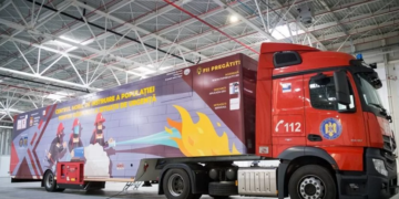 Puteți simți ce se întâmplă la cutremur. Locul care simulează situații de urgență, în Curtea Muzeului