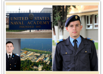Daniel Popa, un tânăr din Pietroasa, la Academia Forțelor Navale a SUA