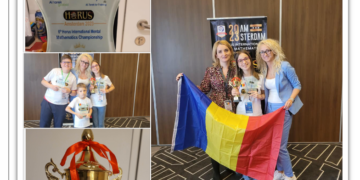 GALERIE. Patru copii din Oradea fac calcule de ordinul miilor cu viteza luminii. Anisia Bologa, campioana Campioanelor la Aritmetică Mentală Horus 2023