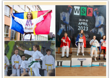 GALERIE. Antrenamente cu o campioană europeană. Szentgyorgyi Silvia Anamaria e studentă la Relații Internaționale și antrenează copiii la ACS Lotus Karate