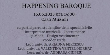 Creații vestimentare create ad-hoc la Festivalul Baroc